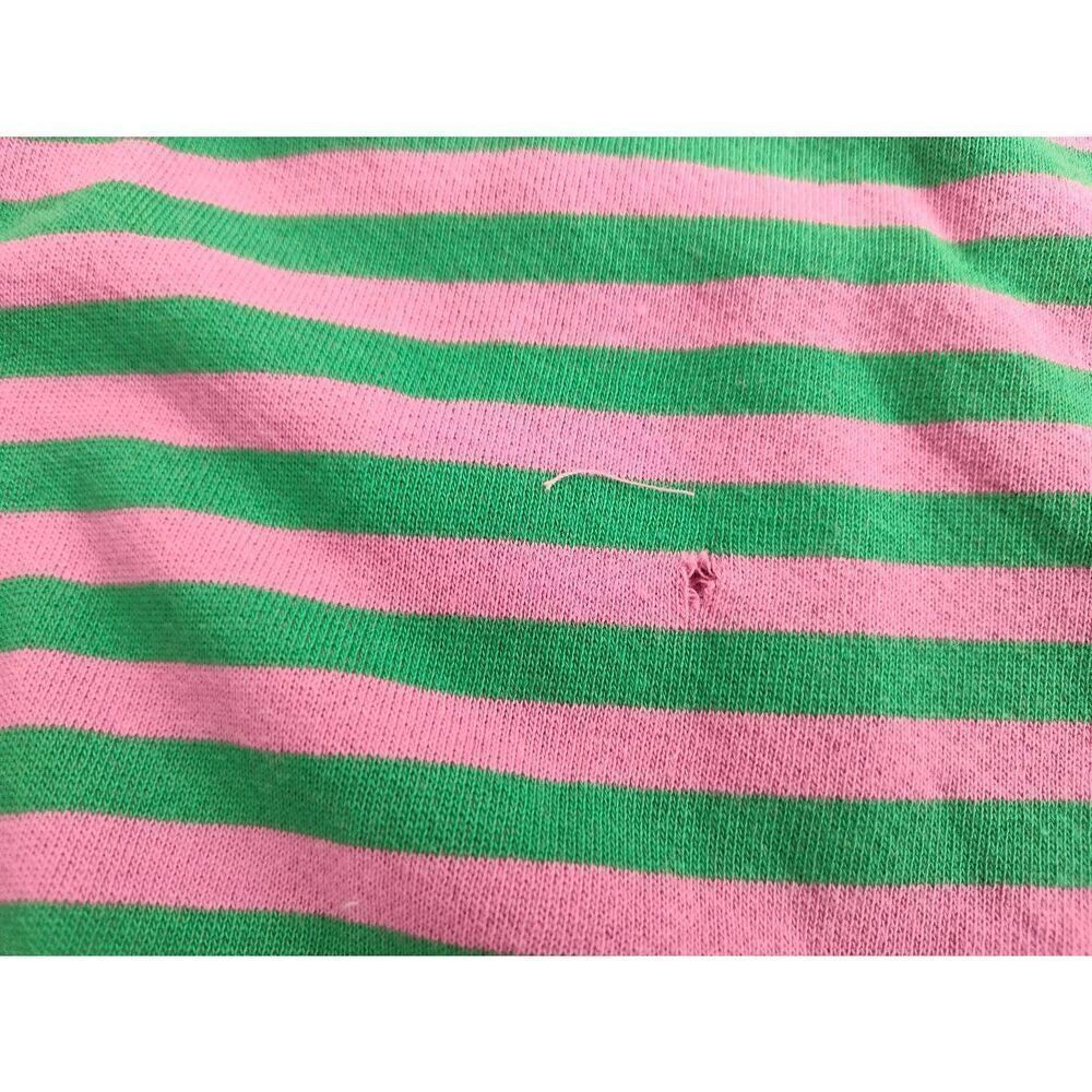 WE THE FREE FREE PEOPLE CLASSIC OVERSIZED CREWNECK PINK GREEN COMBO NWD LARGE - Picture 3 of 10